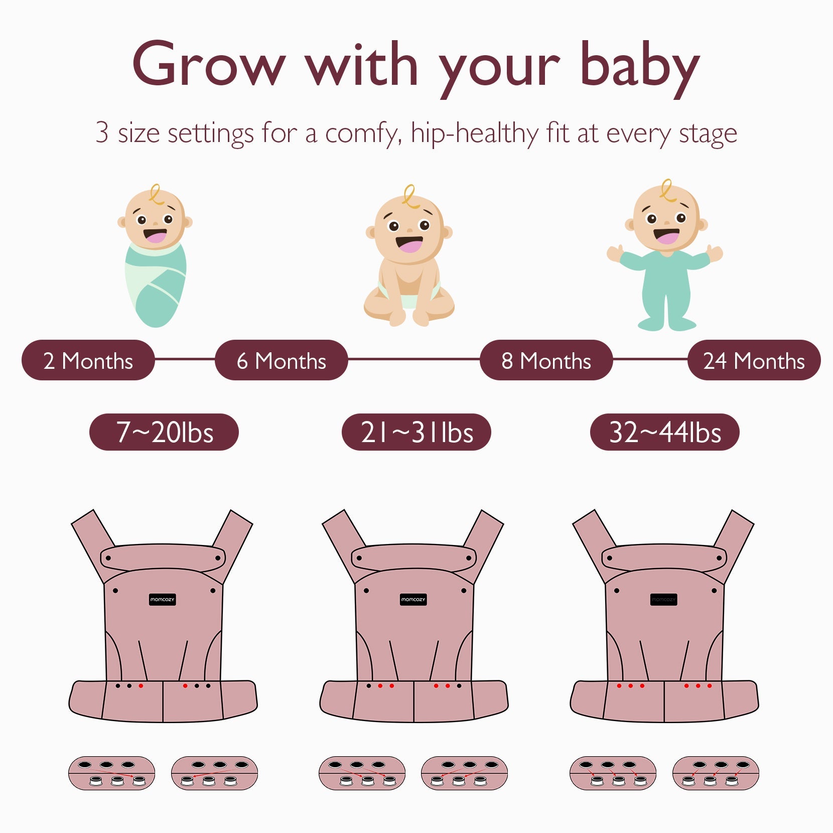 PureHug Baby Carrier  - Khaki Color