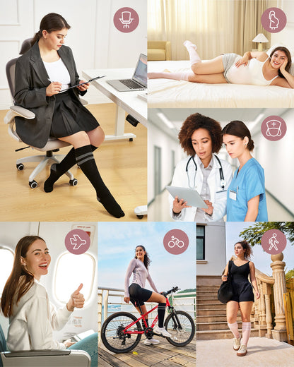 Momcozy Compression Socks for Women Wide Calf