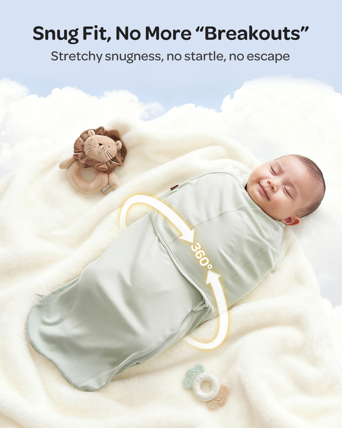 Momcozy Easy Swaddle Wrap