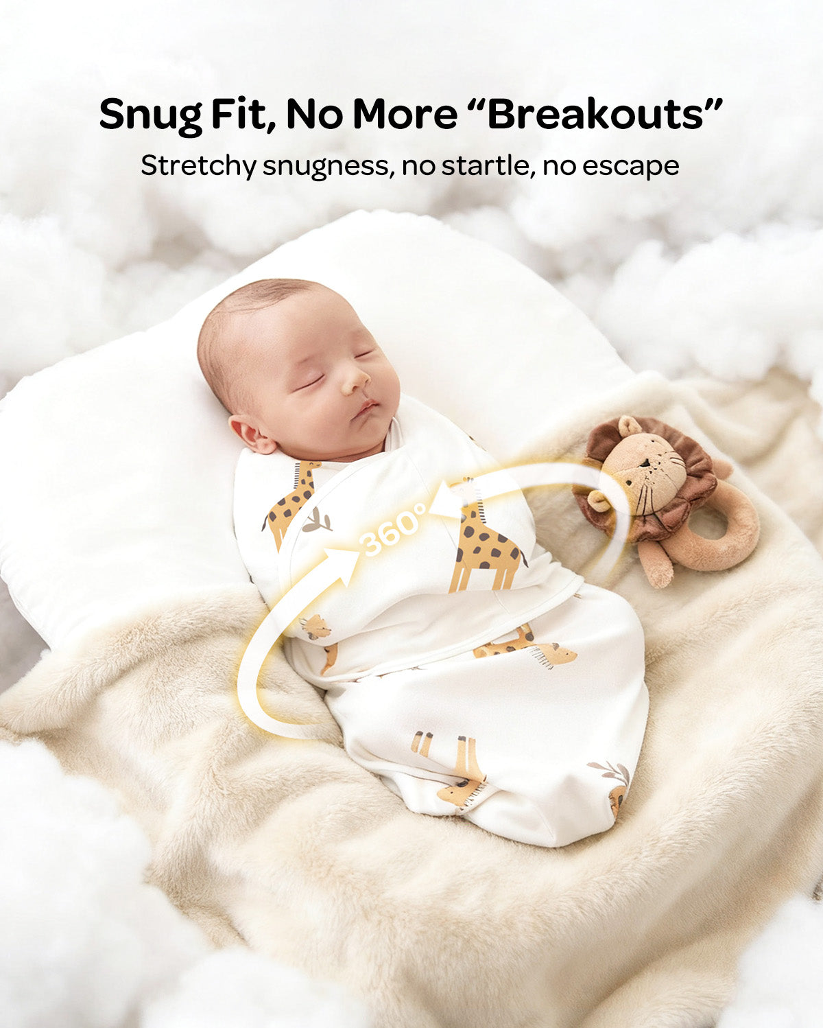 Momcozy Easy Swaddle Wrap