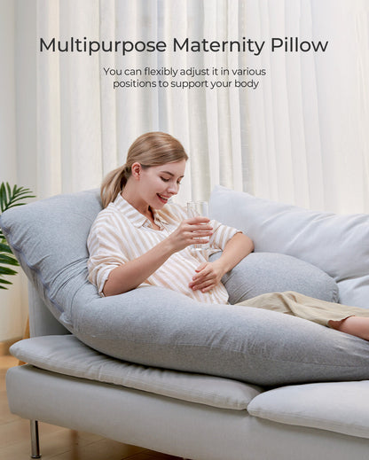 Huggable - 100% Cotton U Shaped Maternity Body Pillow