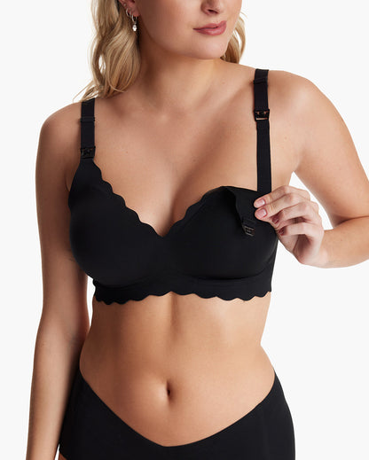 Jelly Strip - Seamless Floral Push up Nursing Bra -YN46 1.0
