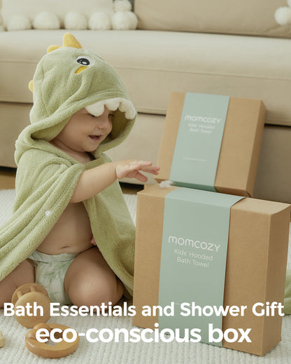 Coral Fleece Hooded Baby Bath Towel