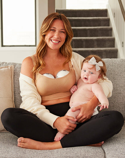 M5 Heat Massager Bundle: Double M5 Wearable Breast Pump and Double Breast Massager