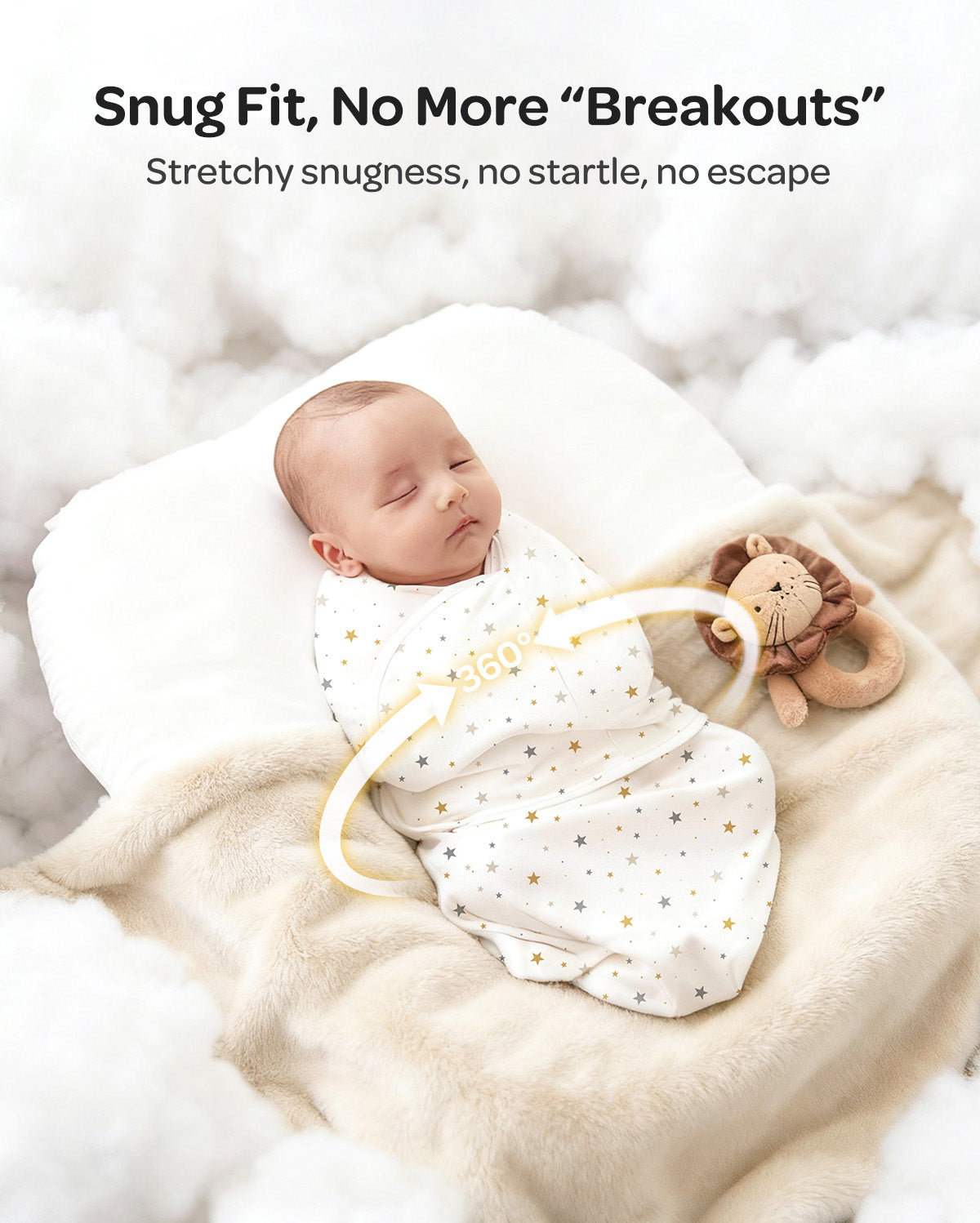 Momcozy Easy Swaddle Wrap