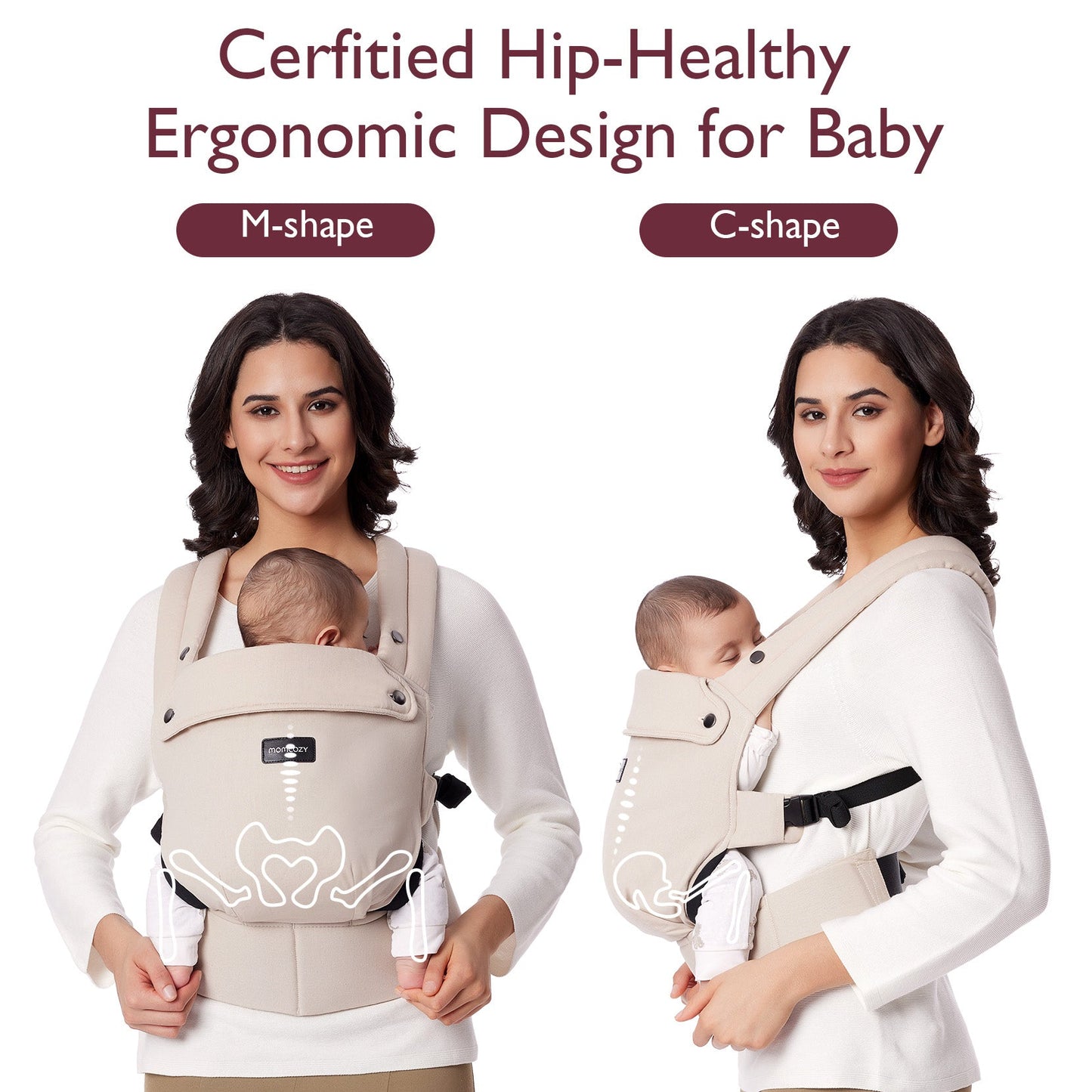 PureHug Baby Carrier  - Khaki Color
