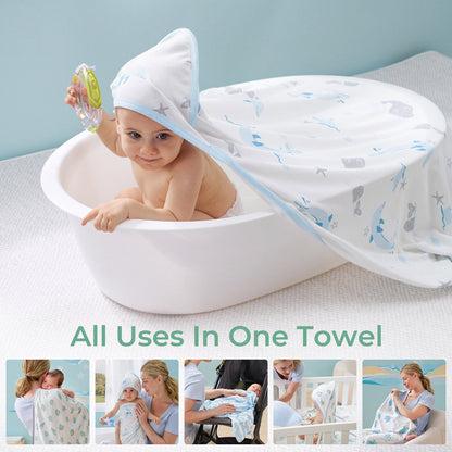 Momcozy Baby Hooded Bath Towel