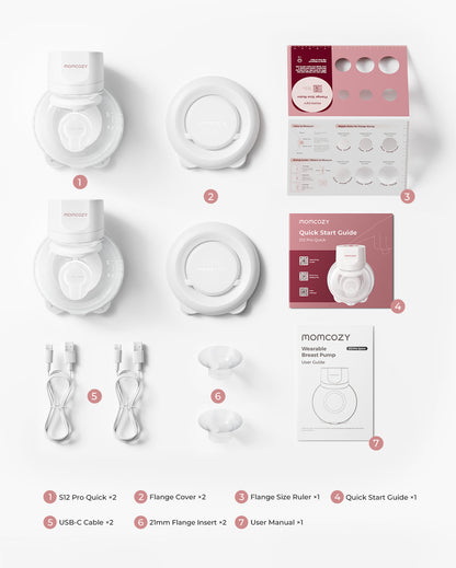 S12 Pro Quick Wearable Breast Pump - New