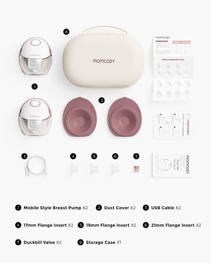 Momcozy Mobile Style™ Hands-free Slim Breast Pump | M6