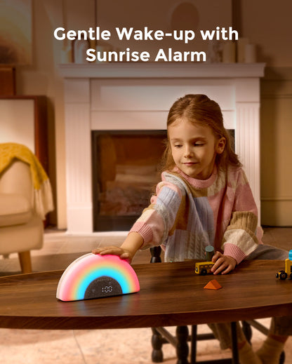 DreamSync Tech™ Smart Baby Sound Machine - Rainbow Light & App Control