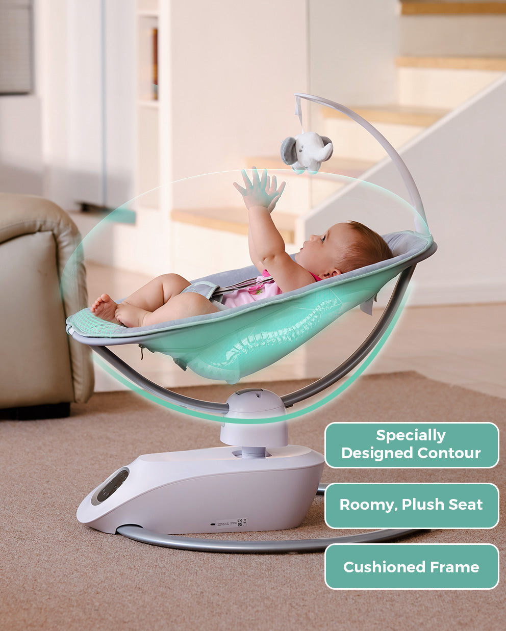 Momcozy Infant Insert Compatible with Momcozy CocoSway Swing