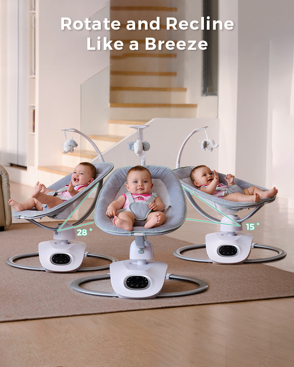 Momcozy Infant Insert Compatible with Momcozy CocoSway Swing