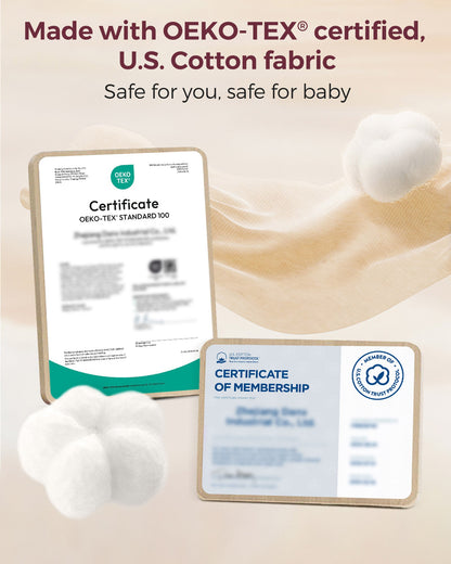Momcozy Soft U.S. Cotton Seamless Maternity Bra