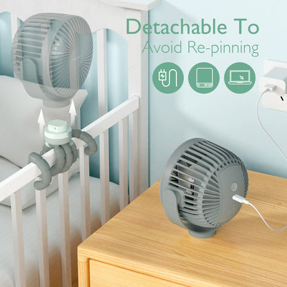 USB Rechargeable Handheld Cooling Fan for Travel