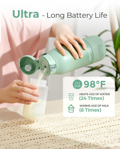 M6 Water Warmer Bundle: M6 Hands-free Breast Pump and Portable Baby Bottle Warmer