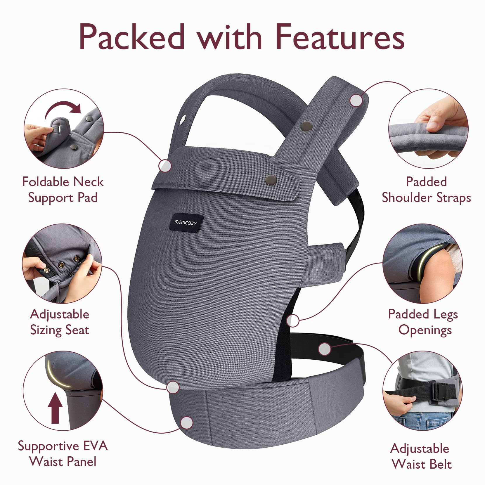 Momcozy PureHug Baby Carrier| Exclusive Offer