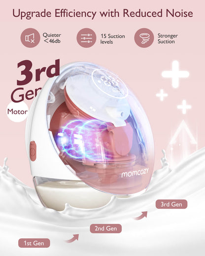 M9 Bra Bundle: M9 Breast Pump and YN46 Nursing Bra