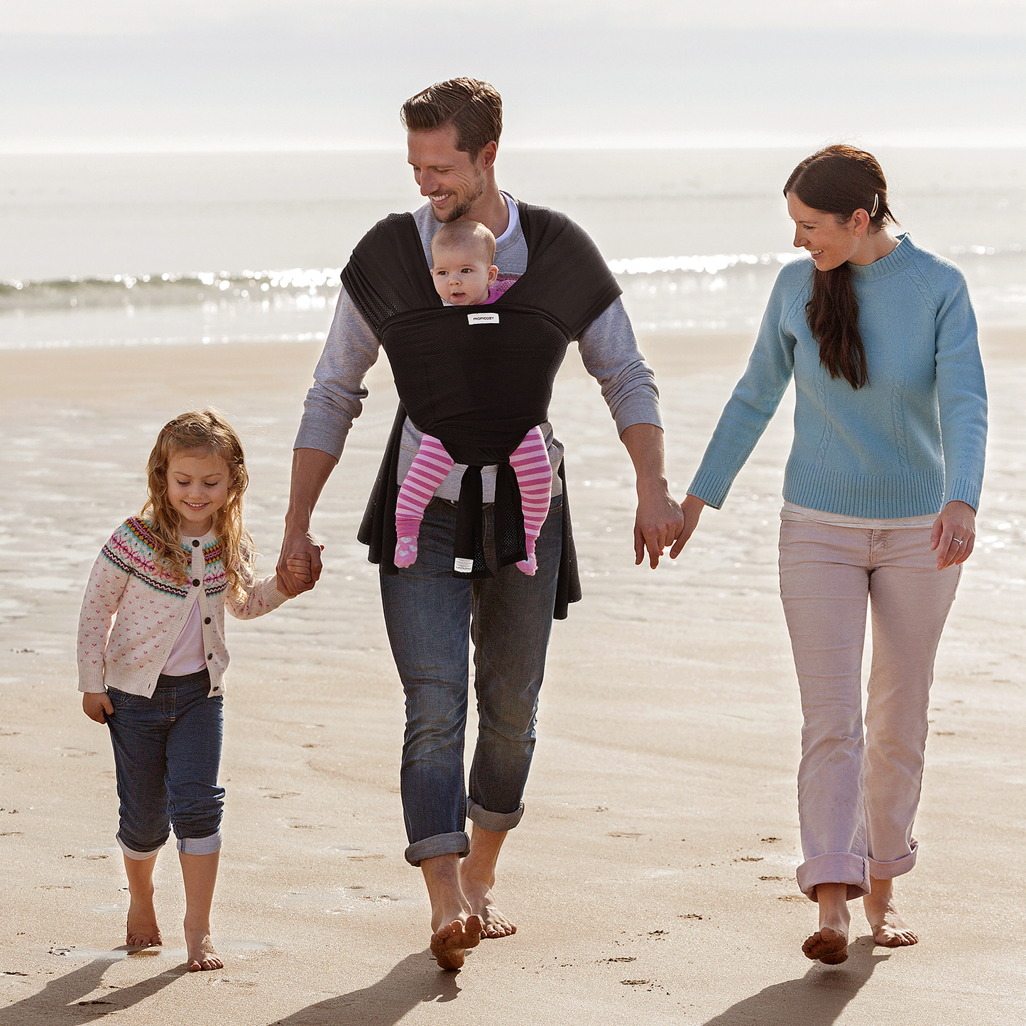 Easy to Wear Hands Free - Baby Wrap Carrier