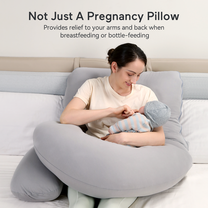 Huggable - U Shaped Cotton Maternity Body Pillow