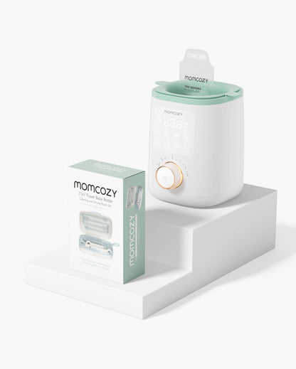 Feeding & Clean Bundle – Nutri Bottle Warmer and Bottle Brush Set
