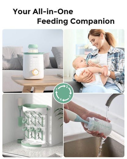 Natural Baby Bottle Compatible with Momcozy Cooler, 4PCS