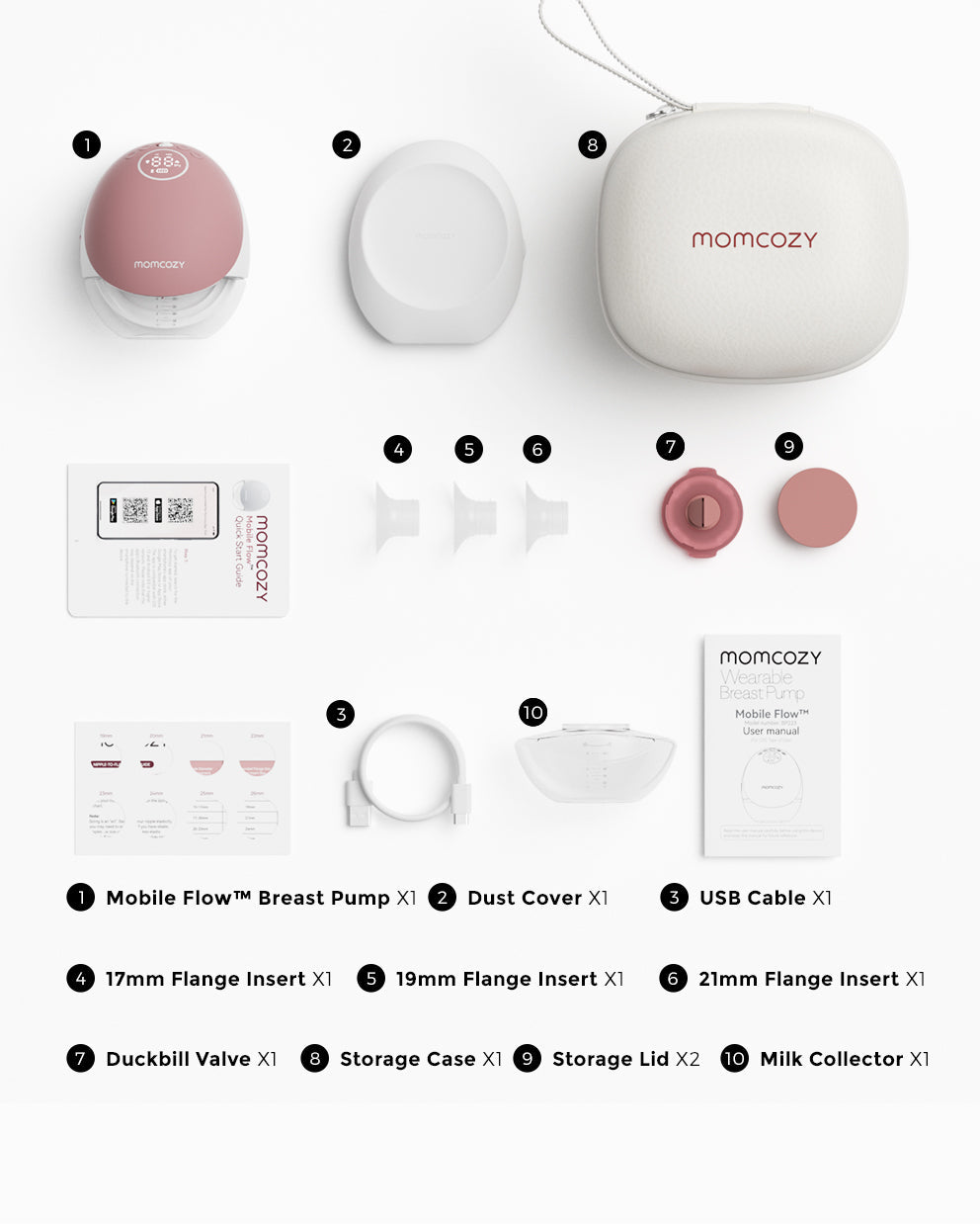 Mobile Flow™ Hands-Free Breast Pump | M9 1.0