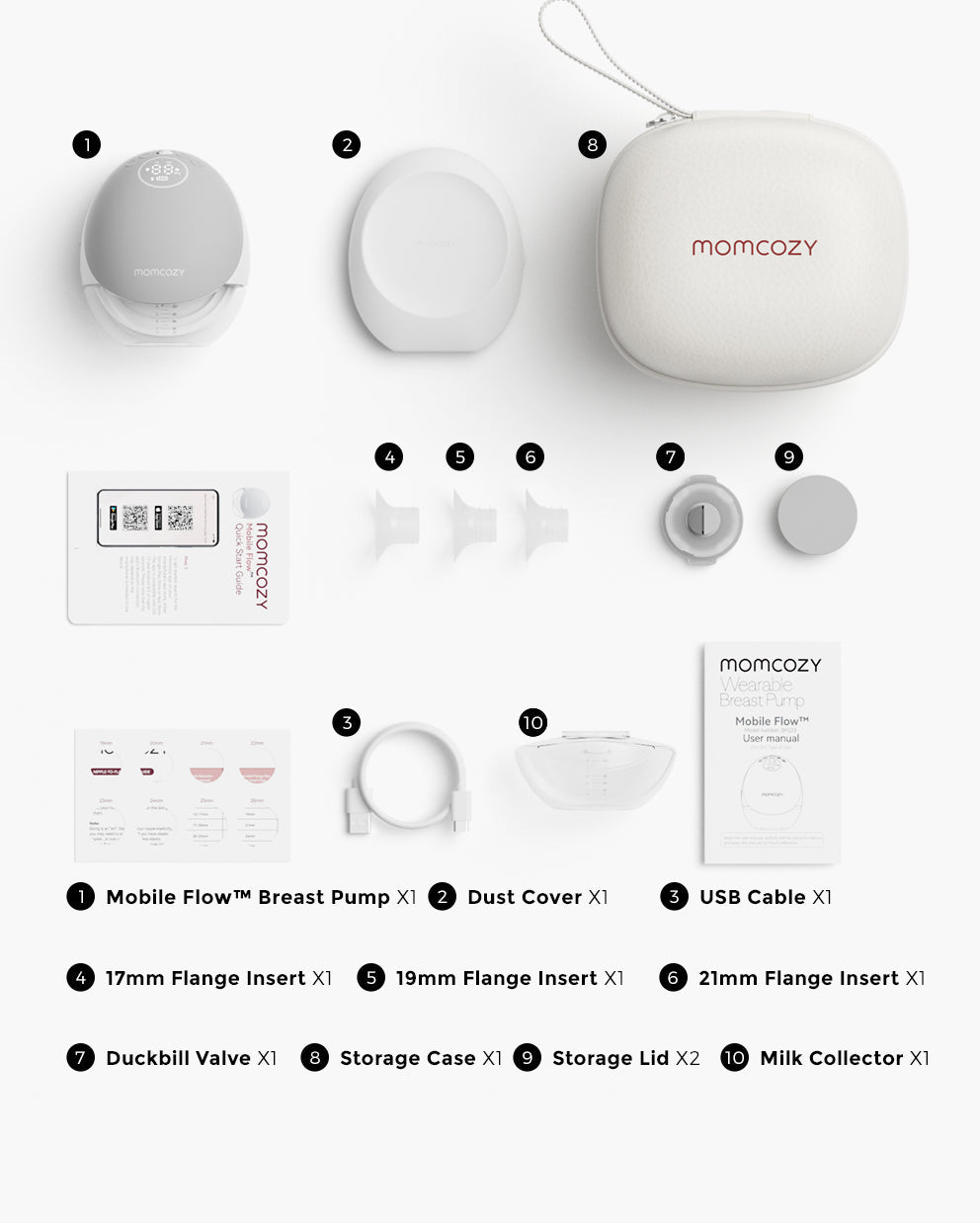 Momcozy Mobile Flow™ Hands-Free Breast Pump | M9