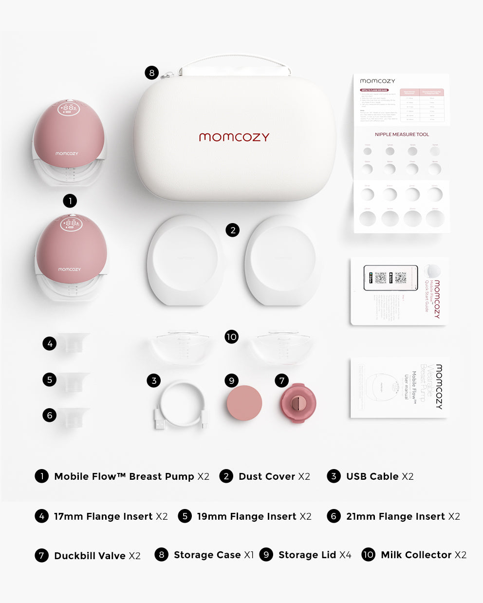 M9 Bra Bundle: M9 Breast Pump and YN46 Nursing Bra