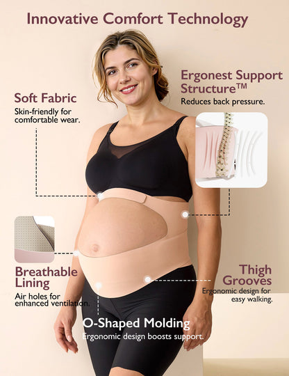 Postpartum Recovery Bundle: Ergonest Belly Band and Postpartum Petite Belly Band