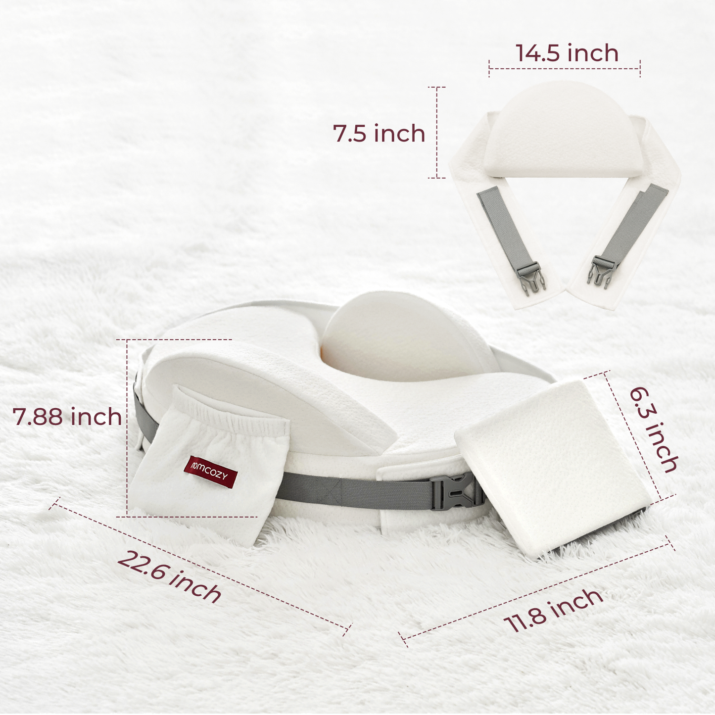 Momcozy MaxSupport Nursing Pillow