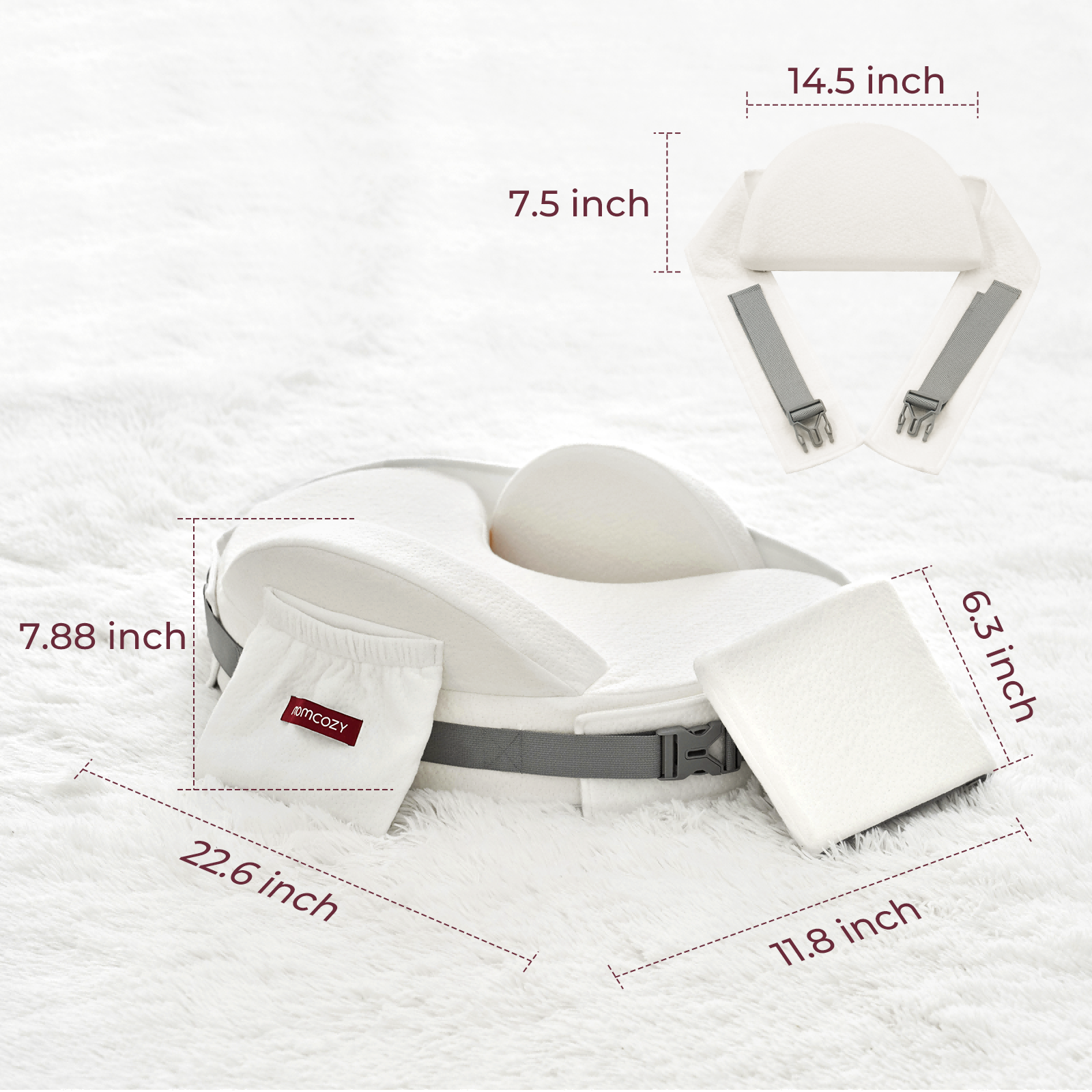Momcozy MaxSupport Nursing Pillow