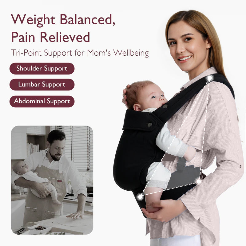 On-the-Go Bundle: M5 Hands-free Breast Pump and PureHug Baby Carrier