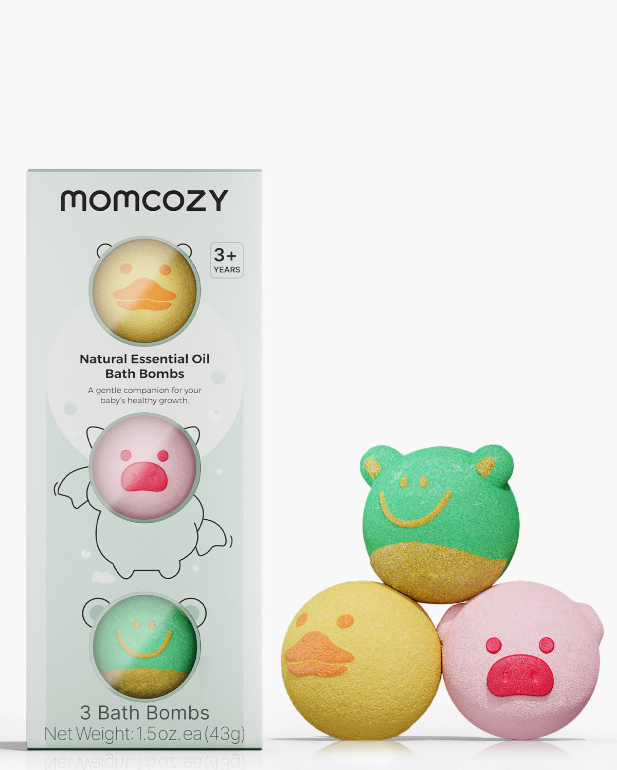 Momcozy Natural Essential Oil Bath Bombs (3 Pcs)