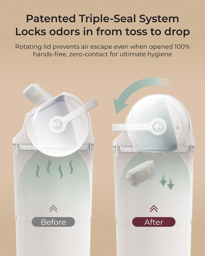 Momcozy Triple-Seal Diaper Pail